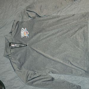 NWOT Men's OKC Thunder Quarter Zip Pullover